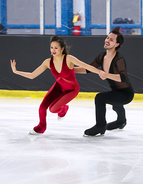 Avonley Nguyen & Grigory Smirnov compete their 2021-22 Rhythm Dance